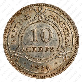 10 центов 1936 [Гондурас] - Реверс