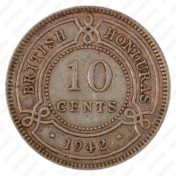 10 центов 1942 [Гондурас] - Реверс