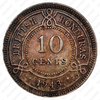 10 центов 1943 [Гондурас] - Реверс