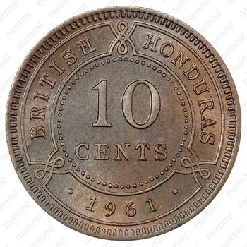 10 центов 1961 [Гондурас] - Реверс