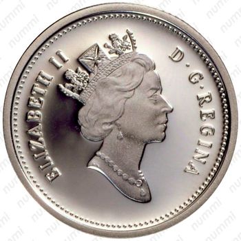 10 центов 2000, 100 лет Канадскому кредитному союзу [Канада] - Аверс