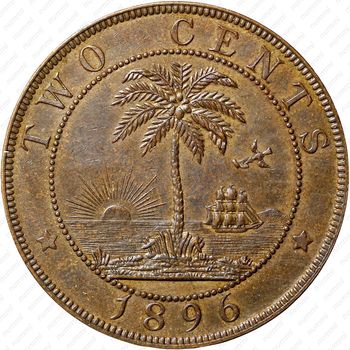 2 цента 1896-1906 [Либерия] - Реверс