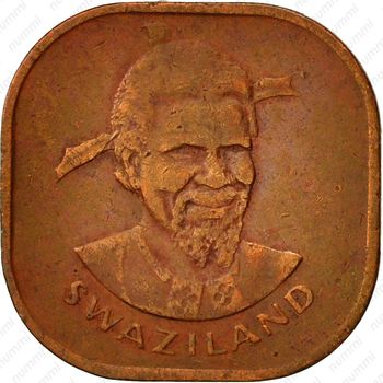 2 цента 1974-1982 [Свазиленд] - Аверс
