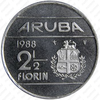 2½ флорина 1986-2012 [Аруба] - Реверс