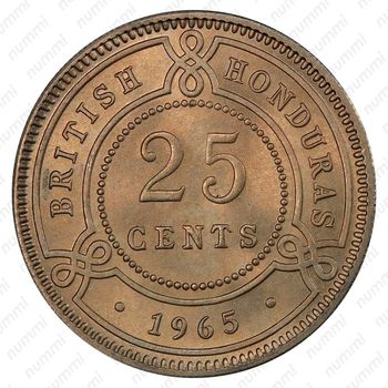 25 центов 1965 [Гондурас] - Реверс