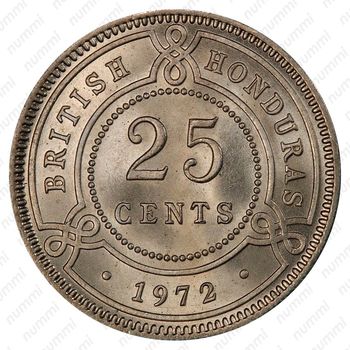 25 центов 1972 [Гондурас] - Реверс