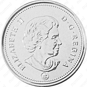 25 центов 2008, О, Канада! - Канадский флаг [Канада] - Аверс