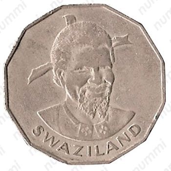 50 центов 1974-1981 [Свазиленд] - Аверс