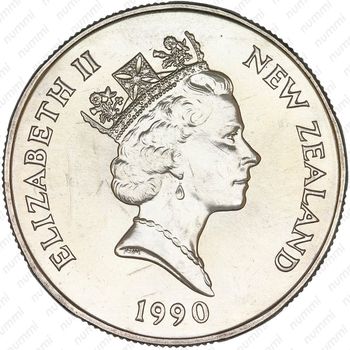 50 центов 1990, 150 лет подписанию Договора Вайтанги [Австралия] - Аверс