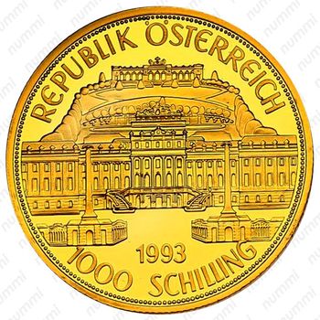 1000 шиллингов 1993, Мария Терезия [Австрия] - Аверс