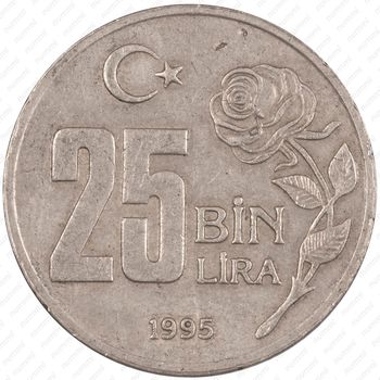 25.000 лир 1995-2000 [Турция] - Реверс