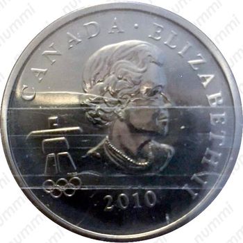 50 центов 2010, XXI зимние Олимпийские Игры, Ванкувер 2010 - Куатчи, Сноуборд [Канада] - Аверс