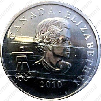 50 центов 2010, XXI зимние Олимпийские Игры, Ванкувер 2010 - Мига, Фристайл [Канада] - Аверс