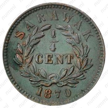 ¼ цента 1870-1896 [Малайзия] - Реверс