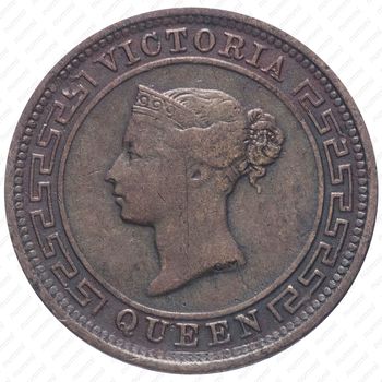 ½ цента 1870-1901 [Шри-Ланка] - Аверс