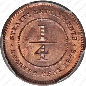 ¼ цента 1872-1883 [Малайзия] - Реверс