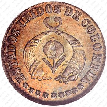 ½ десимо 1863-1865 [Колумбия] - Аверс