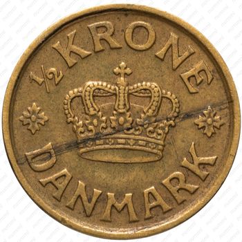 ½ кроны 1924-1940 [Дания] - Реверс