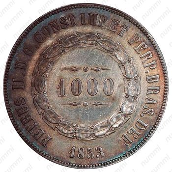 1000 рейсов 1853-1866 [Бразилия] - Реверс