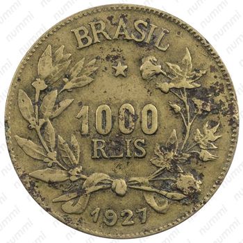 1000 рейсов 1924-1931 [Бразилия] - Реверс