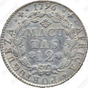 12 макут 1789-1796 [Ангола] - Реверс