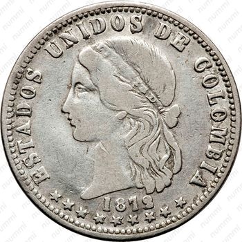 2 десимо 1870-1872 [Колумбия] - Аверс