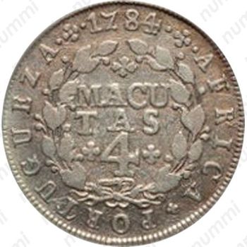 4 макуты 1783-1784 [Ангола] - Реверс