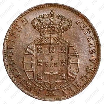 ½ макуты 1858-1860 [Ангола] - Аверс
