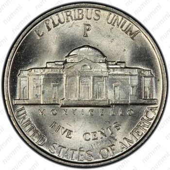 5 центов 1943, Томас Джефферсон