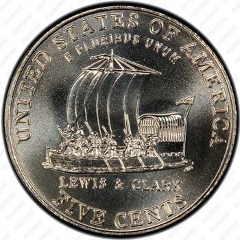 5 центов 2004, лодка - Реверс