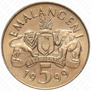 5 эмалангени 1995-2003 [Свазиленд] - Реверс