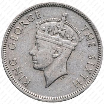 ½ рупии 1950-1951 [Маврикий] - Аверс