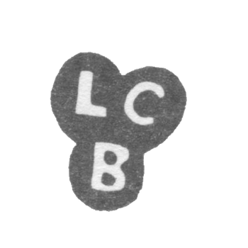 Клеймо неизвестного мастера Астрахани - инициалы "LCB" 1772-1797, фото 