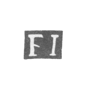 Клеймо мастера Икленевич Франциск (Iclenievic Franciscus) - Вильно - инициалы "FI" - 1787-1820 гг., фото 