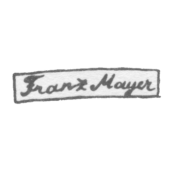 Клеймо мастера Майер Франц - Вильно - инициалы "Frank Mauyer" - 1845-1863 гг., фото 