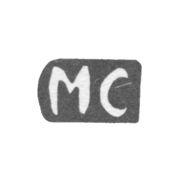 Клеймо мастера Смирнов Михаил Васильев - с. Красное - инициалы "МС" - 1898 г., фото 