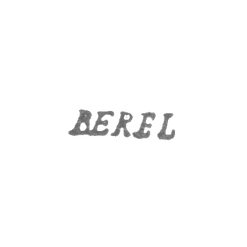 Клеймо мастера Берель - Ленинград - инициалы "BEREL", фото 