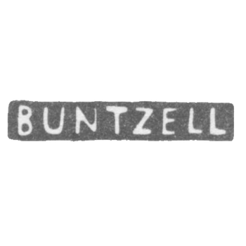 Клеймо мастера Бунтцель Якоб - Ленинград - инициалы "BUNZELL", фото 