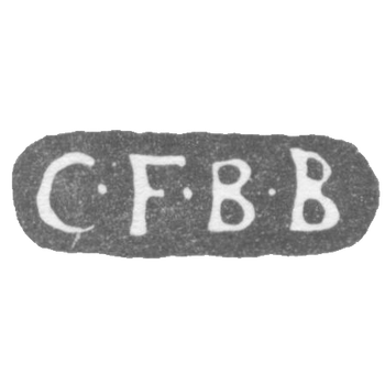 Клеймо мастера Бреденберг Карл Фредерик - Ленинград - инициалы "C-F-B-B", фото 