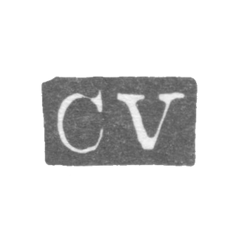 Клеймо мастера Вельш Христиан Андреас - Ленинград - инициалы "CV", фото 