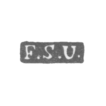 Клеймо мастера Уваров Федор Степанович - Ленинград - инициалы "F.S.U.", фото 