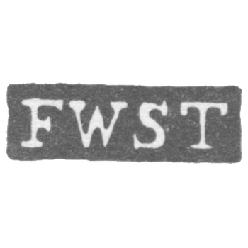 Клеймо мастера Веннерстрем Олоф Фредерик - Ленинград - инициалы "FWST", фото 