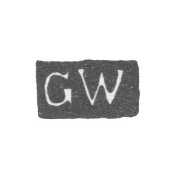 Клеймо мастера Вейс Густав - Ленинград - инициалы "GW" - 1782-1791 гг., фото 