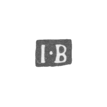 Клеймо мастера Бергстрем Иона - Ленинград - инициалы "I-B", фото 