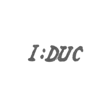 Клеймо мастера Дюк Жан Жак - Ленинград - инициалы "I:DUC", фото 