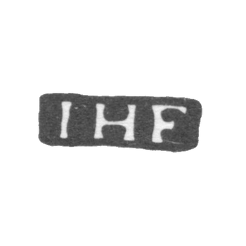 Клеймо мастера Фишер Иоганн Генрих - Ленинград - инициалы "IHF", фото 