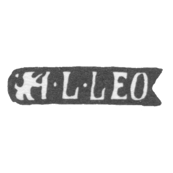 Клеймо мастера Лео Иаков Леонард - Ленинград - инициалы "I-L-LEO", фото 