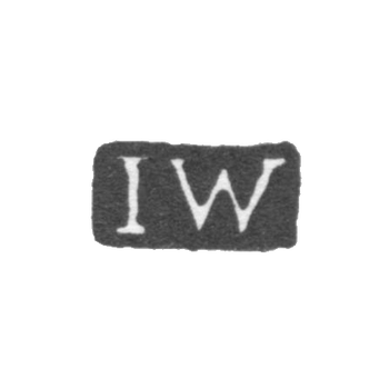 Клеймо мастера Варьюс Иоган - Ленинград - инициалы "IW", фото 