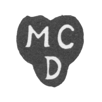Клеймо мастера Дюбюлон Мартин Шарль - Ленинград - инициалы "MCD", фото 