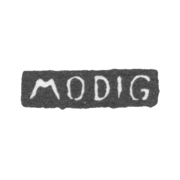 Клеймо мастера Модиг Элиас - Ленинград - инициалы "MODIG", фото 